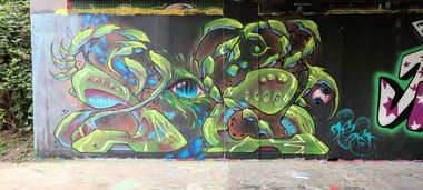 Graffiti Wall in Essen - Photo by Kico_one (2021)
