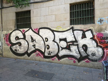 Graffiti Bombing in Madrid - Photo by Kico_one - Madrid, Espana, Sabek