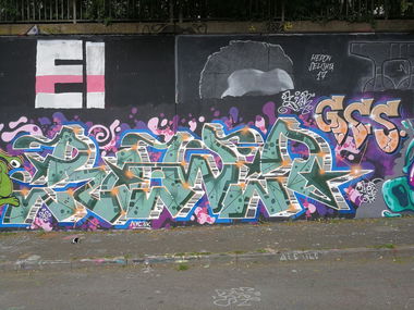 Graffiti Wall in Essen - Photo by Kico_one - Essen, NRW;Ruhrpott, Rowd