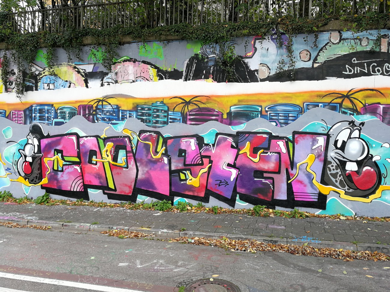 Graffiti Wall in Germany - Photo by Kico_one - Essen, NRW, Ruhrpott (2017)