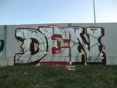 Graffiti Wall in Osijek - Photo by Kico_one - Osijek, Croatia, Hrvatska (2016)