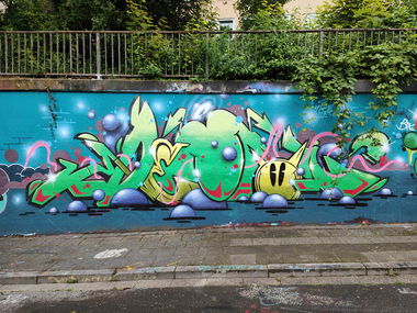 Graffiti Wall in Essen - Photo by Kico_one - Essen, Demon (2024)