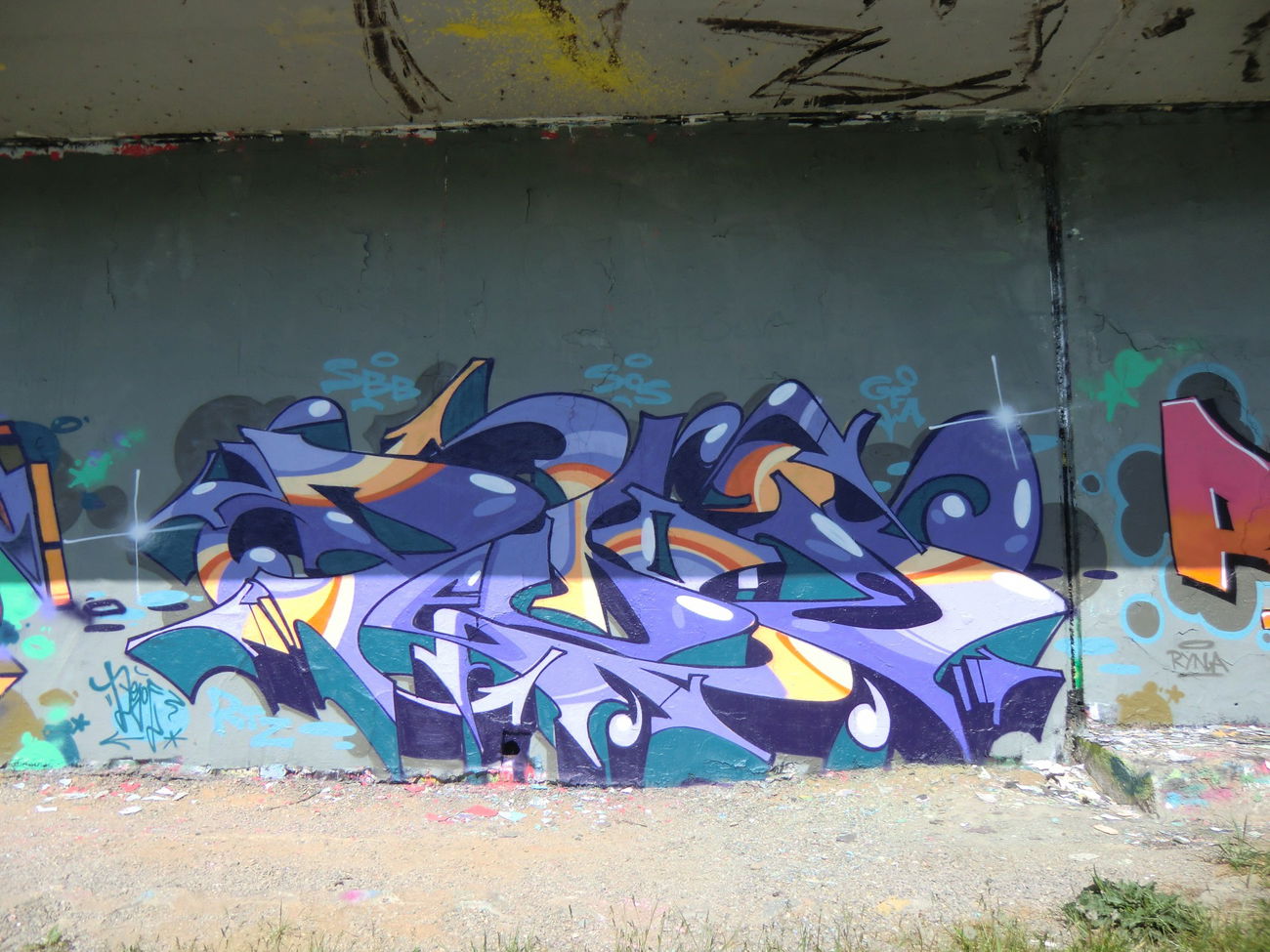 Graffiti Wall in Prague - Photo by Kico_one - Prague, Praha, Dejoe