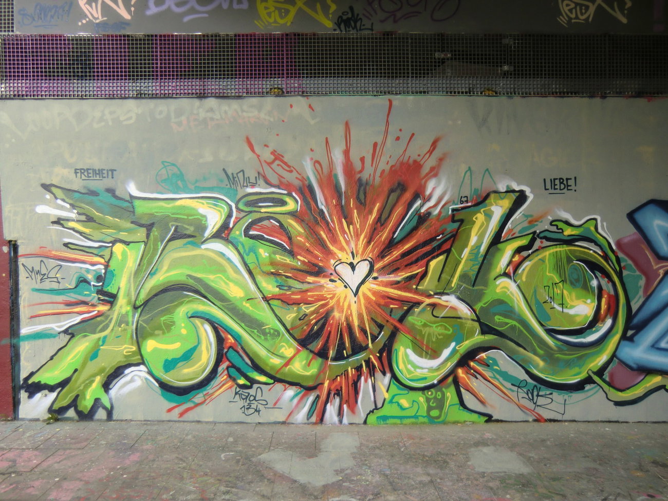 Graffiti Wall in Essen - Photo by Kico_one - Essen, NRW, Ruhrpott (2017)