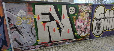Graffiti Wall in Essen - Photo by Kico_one - Essen, Ruhrgebiet, Ei (2023)