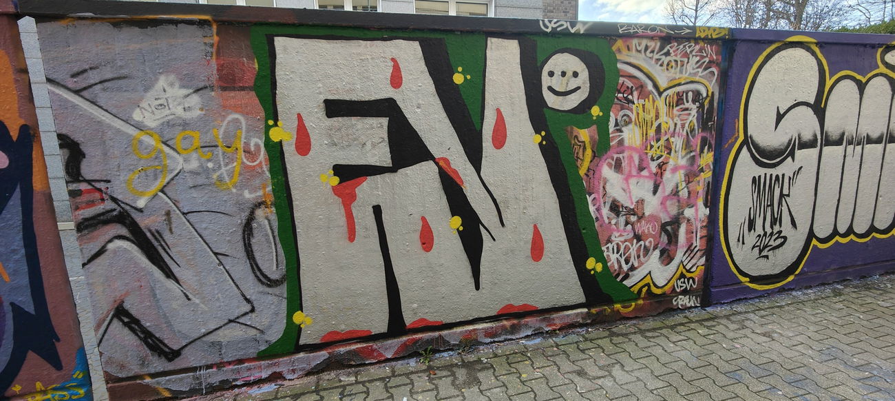 Graffiti Wall in Essen - Photo by Kico_one - Essen, Ruhrgebiet, Ei (2023)
