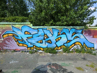 Graffiti Wall in Essen - Photo by Kico_one - Essen, Zollstrassse, Feks (2015)