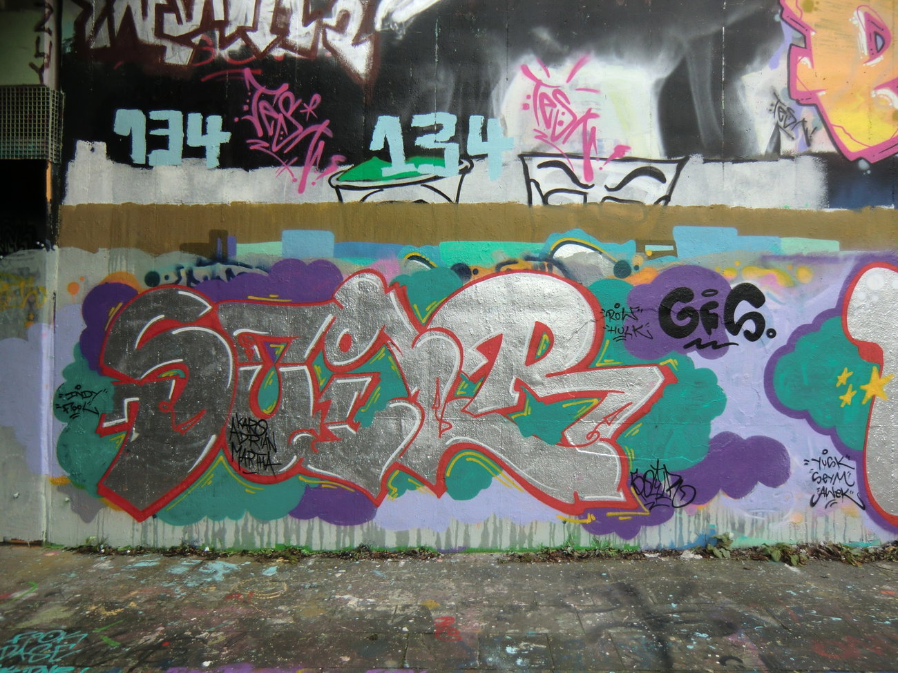 Graffiti Wall in Essen - Photo by Kico_one - Essen, Nrw, Ruhrpott (2016)