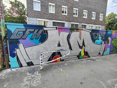 Graffiti Wall in Essen - Photo by Kico_one (2025)