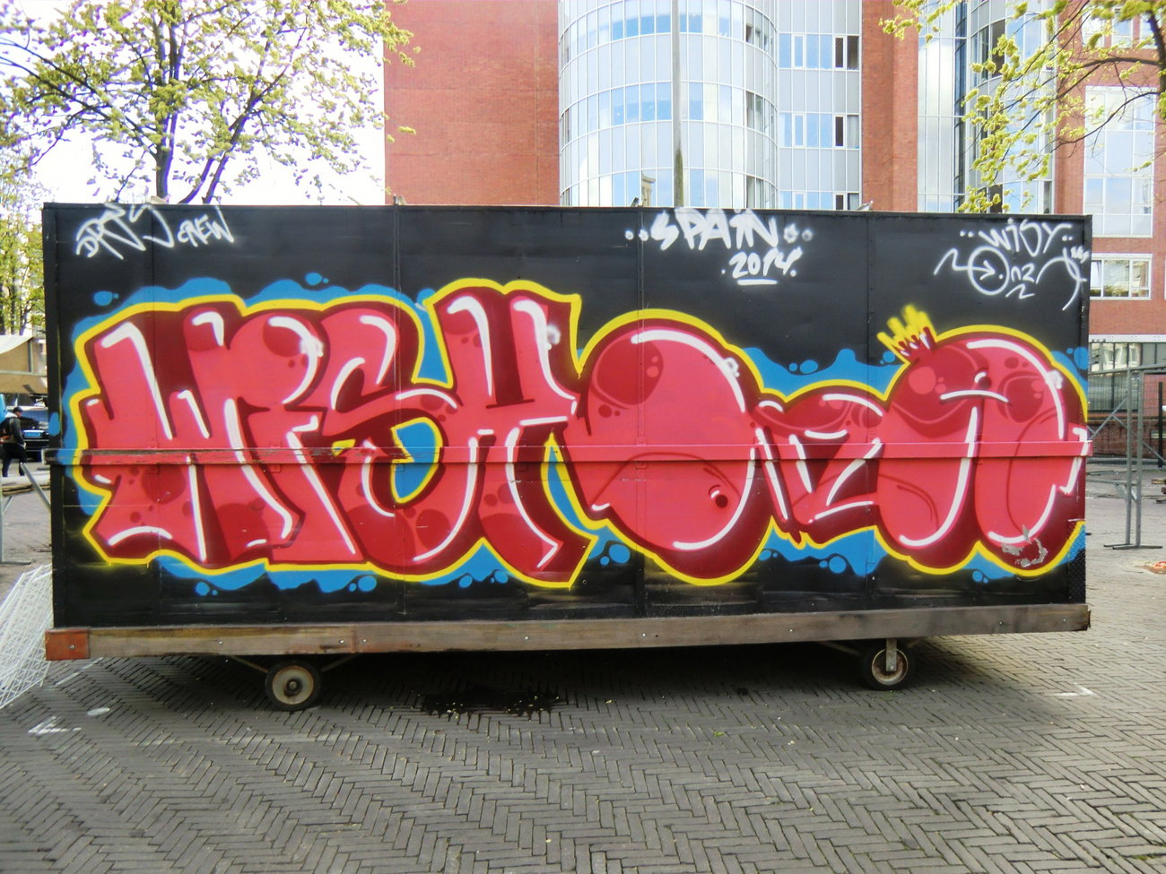 Graffiti Wall in AMSTERDAM - Photo by Kico_one - Wisy, Onza, Amsterdam