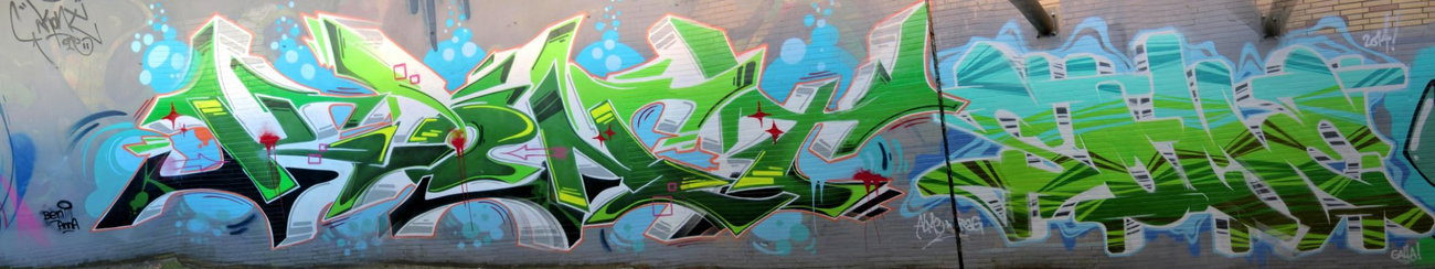 Graffiti Wall in Essen - Photo by Kico_one - Kont, Some, Essen (2014)