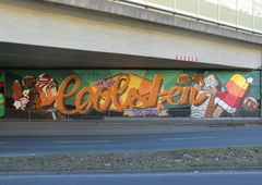 Graffiti Wall in Essen - Photo by Kico_one - Hafendampf, Essen, Tv (2014)