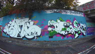 Graffiti Wall in Essen - Photo by Kico_one - Essen, NRW, Ruhrpott (2016)