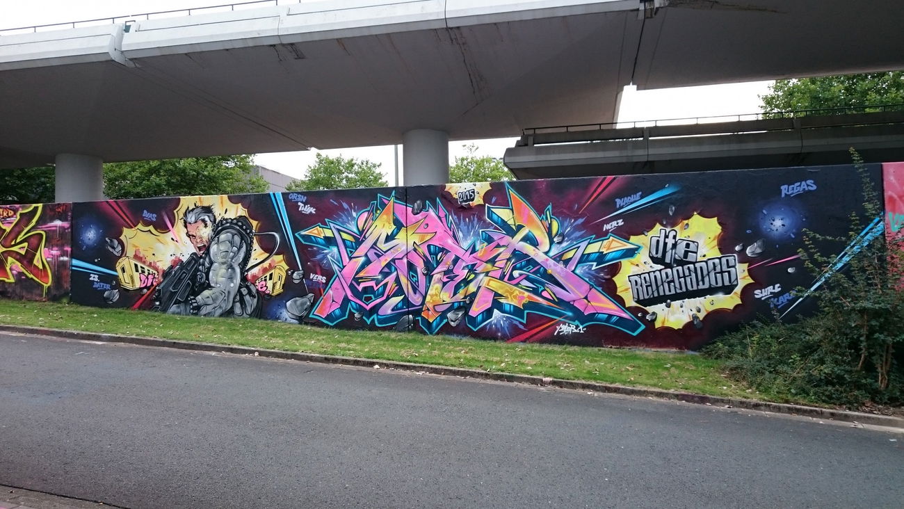 Graffiti Wall in Bochum - Photo by Kico_one - Bochum, Ruhruni, Ruhrpott (2015)
