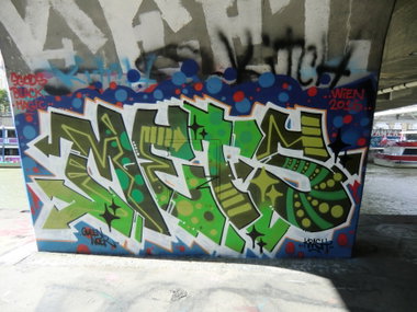 Graffiti Wall in Wien - Photo by Kico_one - Wien, Vienna, Austria
