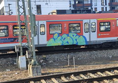 Graffiti Train in Frankfurt - Photo by Kico_one (2025)