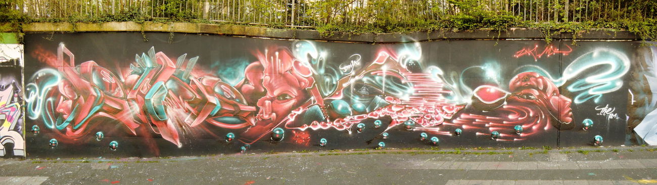 Graffiti Wall in Essen - Photo by Kico_one - Essen, Nrw, Ruhrpott (2016)