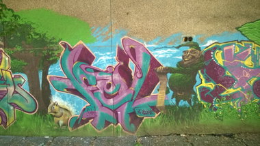 Graffiti Wall in Osijek - Photo by Kico_one - Osijek, Croatia, Hrvatska (2016)