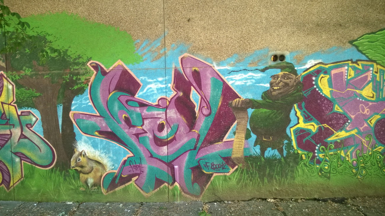 Graffiti Wall in Osijek - Photo by Kico_one - Osijek, Croatia, Hrvatska (2016)