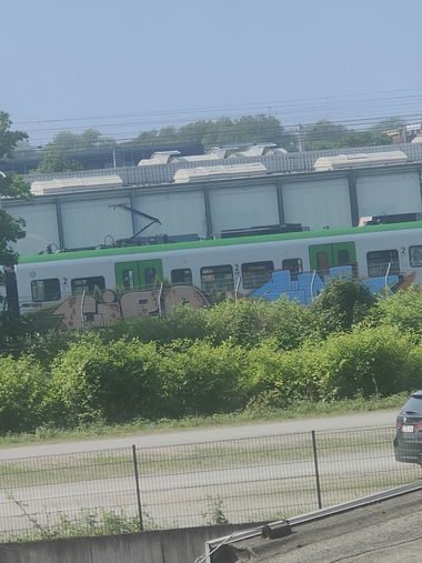 Graffiti Train in Essen - Photo by Kico_one - Essen, Eier, Ei