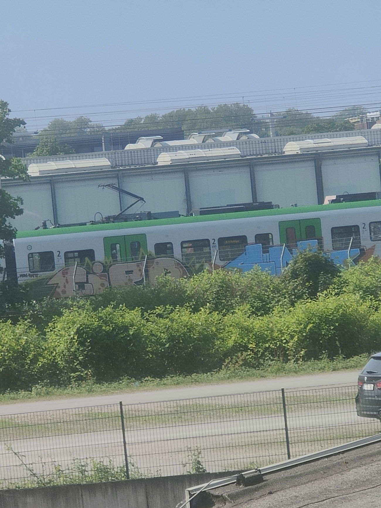 Graffiti Train in Essen - Photo by Kico_one - Essen, Eier, Ei