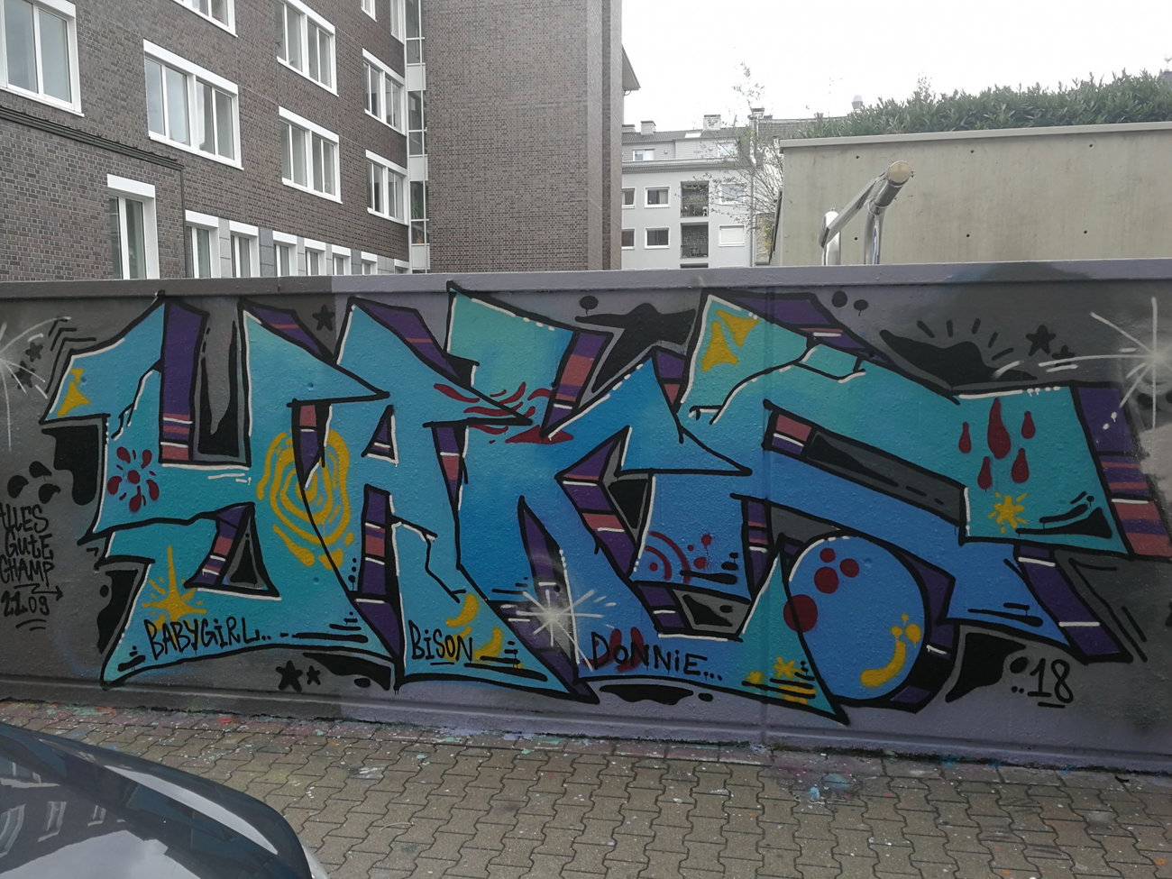 Graffiti Wall - Photo by Kico_one - Hacf