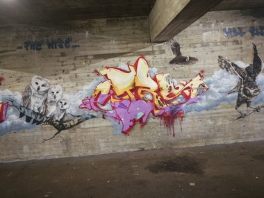 Graffiti Wall in Heerlen - Photo by Kico_one - Heerlen, UnframedEXPO (2018)