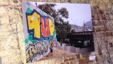 Graffiti Artwork in Herne Hauptbahnhof - Photo by Kico_one - 1UP (2014)