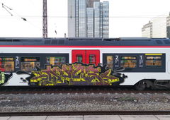 Graffiti Train in Essen - Photo by Kico_one (2025)