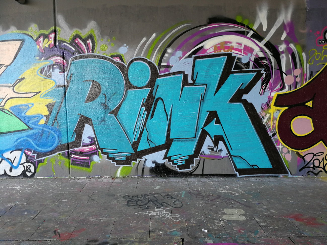 Graffiti Wall in Essen - Photo by Kico_one - Essen, NRW, Ruhrpott (2018)