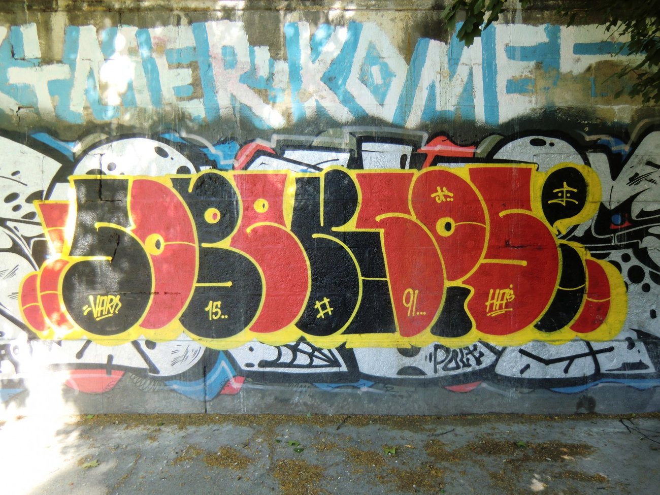 Graffiti Wall in Wien - Photo by Kico_one - Wien, Vienna, Austria