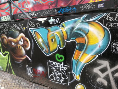 Graffiti Wall in Lissabon - Photo by Kico_one - Lissabon, Portugal, Lisboa