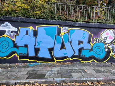 Graffiti Wall in Essen - Photo by Kico_one - Essen, Atru (2025)