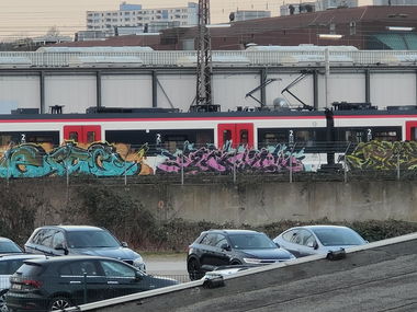 Graffiti Train in Essen - Photo by Kico_one (2025)