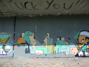 Graffiti Wall in Prague - Photo by Kico_one - Prague, Praha