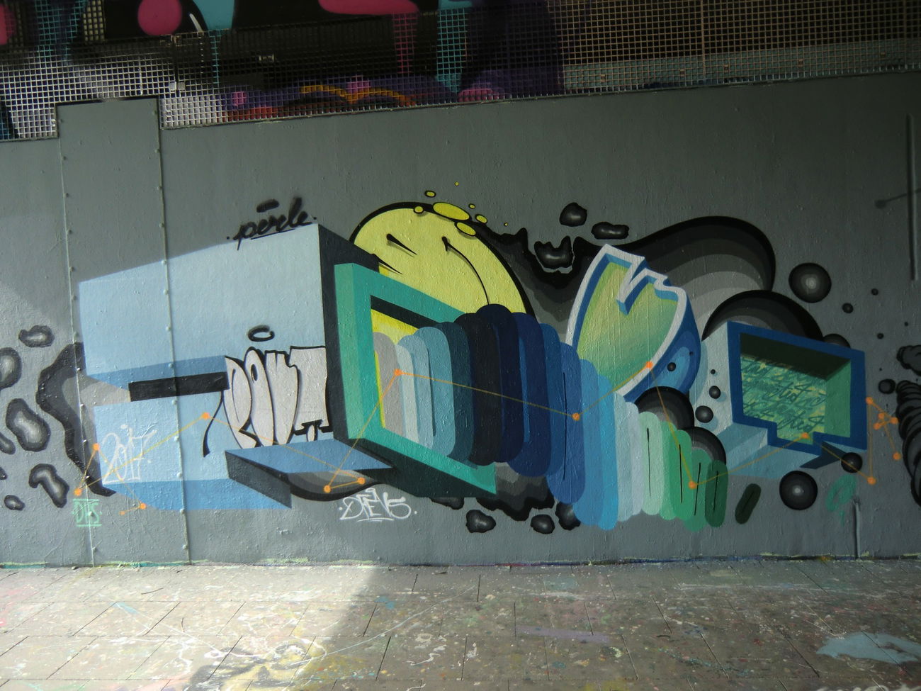 Graffiti Wall in Essen - Photo by Kico_one - Essen, NRW, Ruhrpott (2017)
