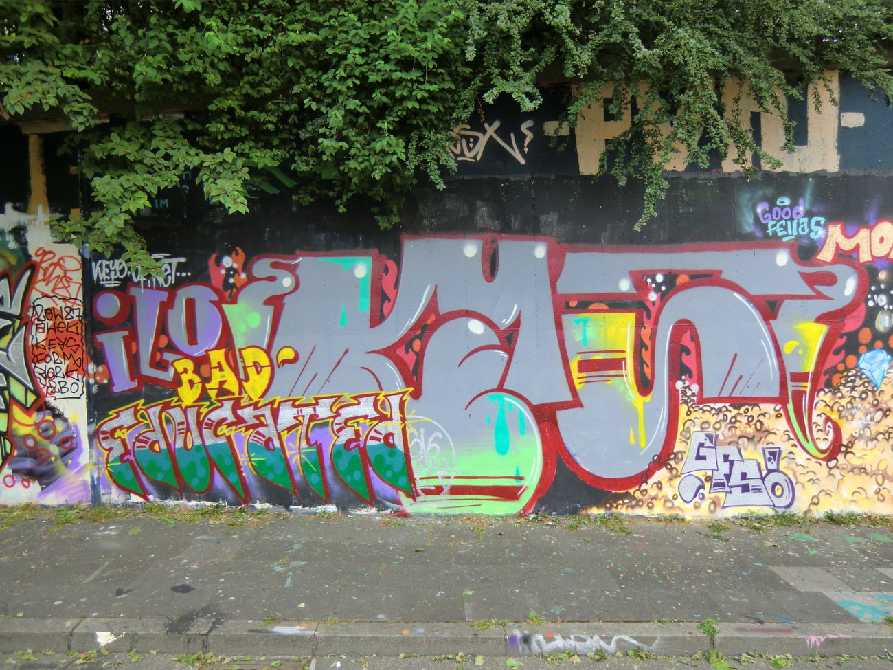 Graffiti Wall in Essen - Photo by Kico_one - Essen, GFS, Keys (2015)