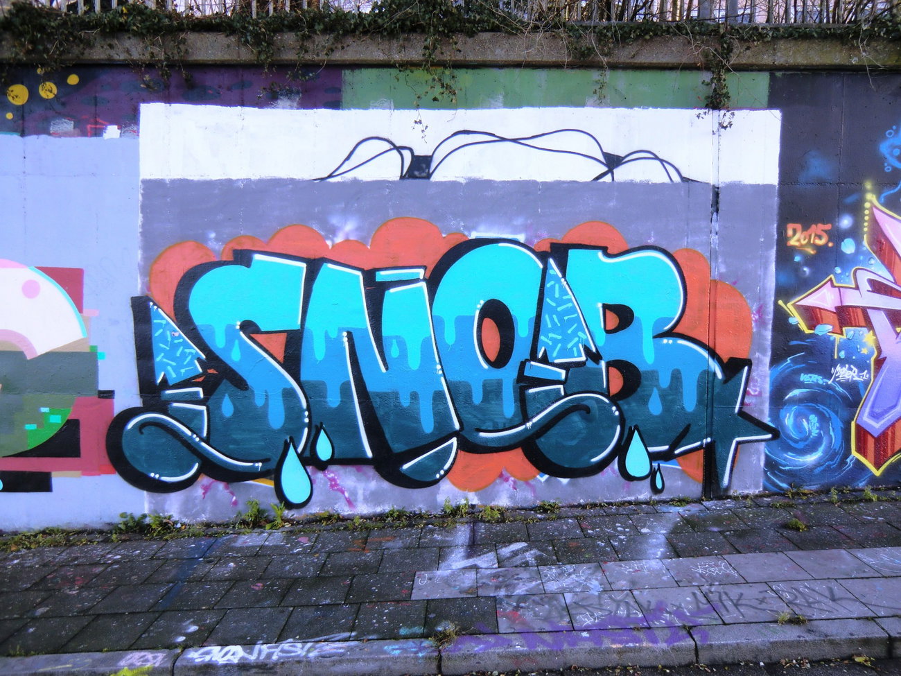 Graffiti Wall in Essen - Photo by Kico_one - Essen, Nrw, Ruhrpott (2015)