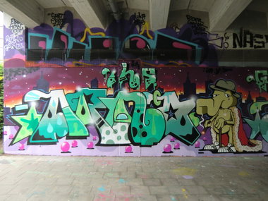Graffiti Wall in Essen - Photo by Kico_one - Essen, NRW, Ruhrpott (2017)