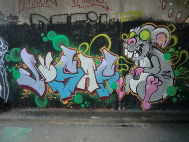 Graffiti Wall in Wien - Photo by Kico_one - Wien, Vienna, Austria