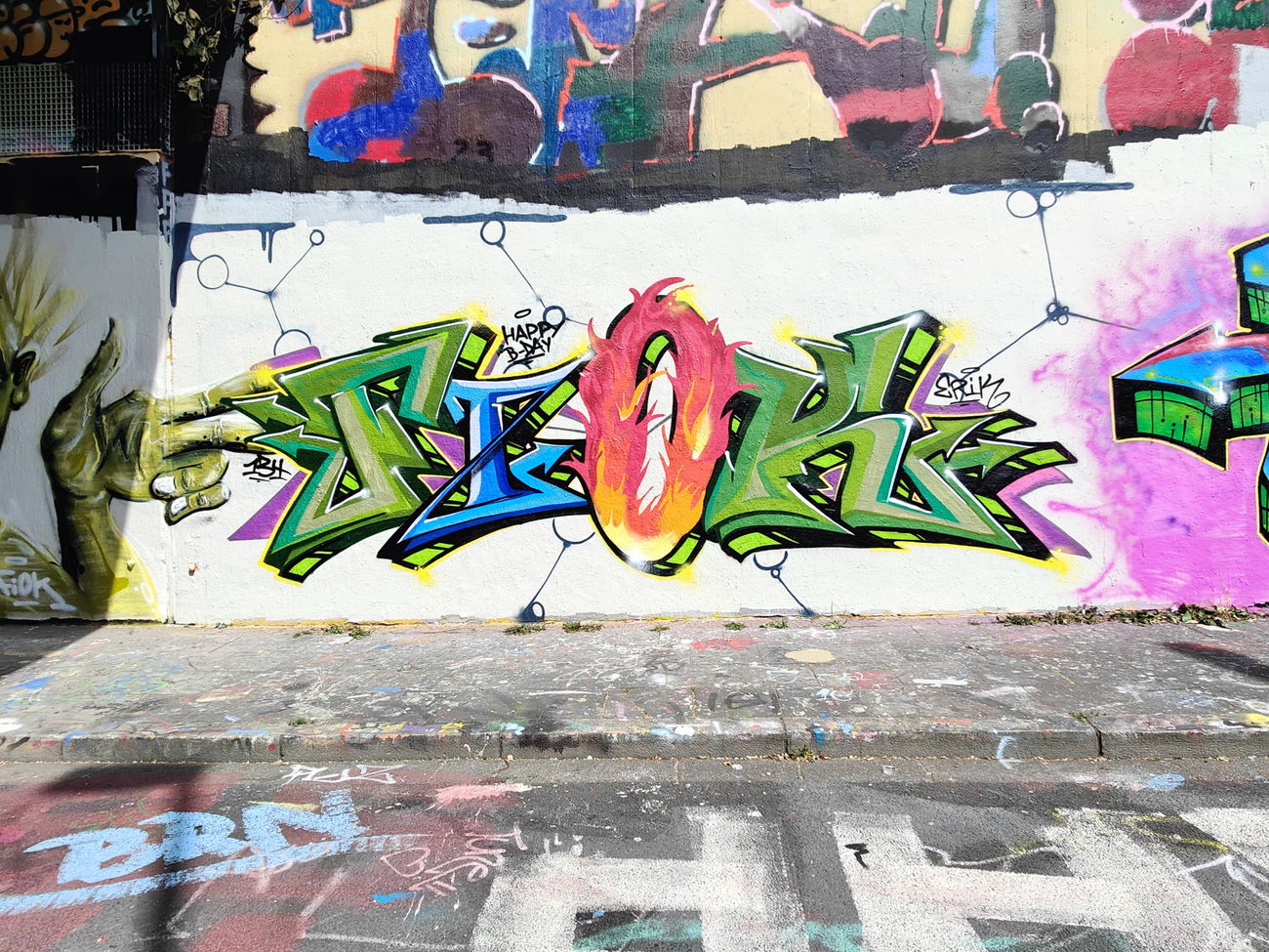 Graffiti Wall in Essen - Photo by Kico_one (2023)