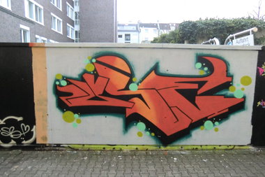 Graffiti Wall in Essen - Photo by Kico_one - Use, Essen (2014)