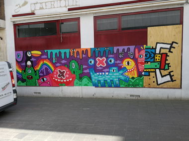 Graffiti Wall in Rotterdam - Photo by Kico_one - Rotterdam, Oxalien