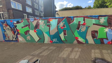 Graffiti Wall in Essen - Photo by Kico_one (2021)