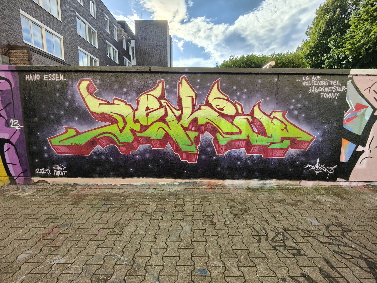 Graffiti Wall in Essen - Photo by Kico_one
