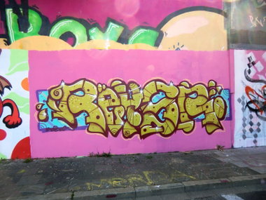 Graffiti Wall in Auf Der Donau, Essen - Photo by Kico_one - Reys, PS, Essen