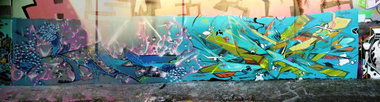 Graffiti Wall in Essen - Photo by Kico_one - Essen, Kiss, 81 (2015)