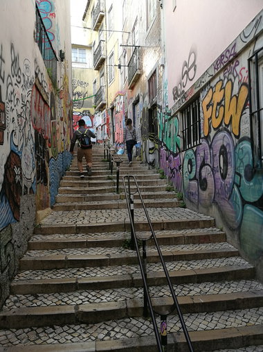 Graffiti Wall in Lissabon - Photo by Kico_one - Lissabon, Portugal, Lisboa