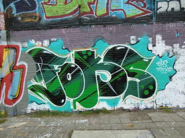 Graffiti Wall in Amsterdam - Photo by Kico_one - Amsterdam, NSDM, Werf (2015)