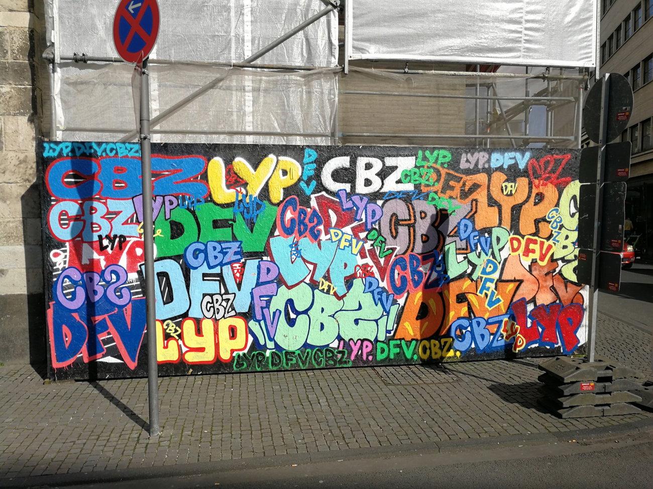 Graffiti Wall - Photo by Kico_one - Köln, Cologne, Lyp